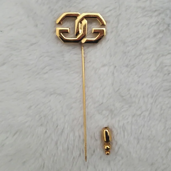 Vintage Givenchy Double G Stick Pin - Picture 8 of 8